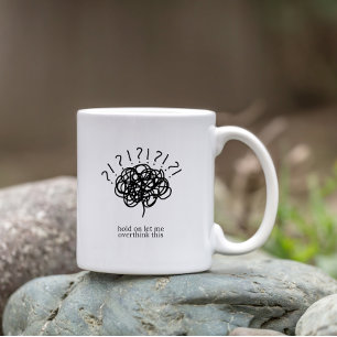 Taza De Café Aguanta, Déjame Pensar Esto – Coworker divertido