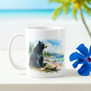 Taza De Café Aguas de verano: oso negro