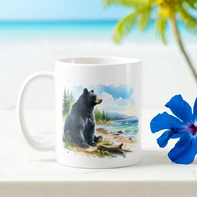Taza De Café Aguas de verano: oso negro (Subido por el creador)
