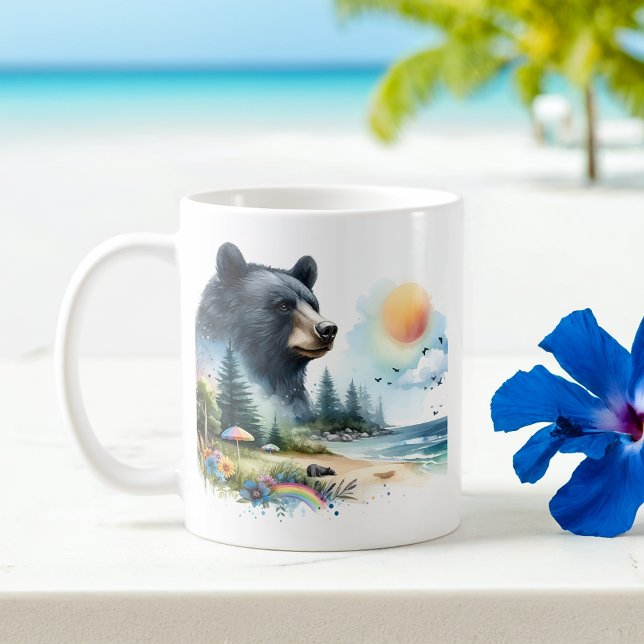 Taza De Café Aguas de verano: oso negro (Subido por el creador)