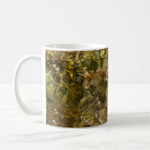 Taza De Café Aguas del río Kaweah Naturaleza abstracta
