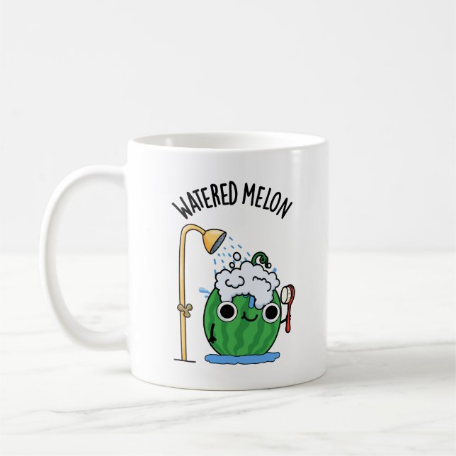 Taza De Café Aguas Melon Funny Watermelon Pun (Izquierda)