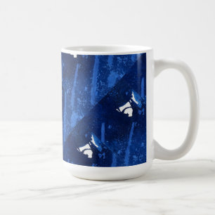Taza De Café "Aguas profundas #3 cubiertas" Resumen Diseño Mug