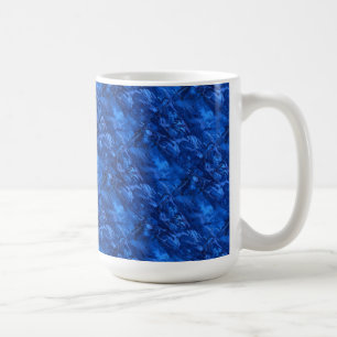Taza De Café "Aguas profundas #5 cubiertas" Resumen Diseño Mug