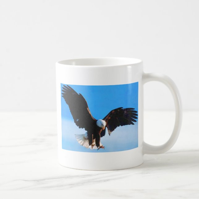 Taza De Café Águila americana calva (Derecha)