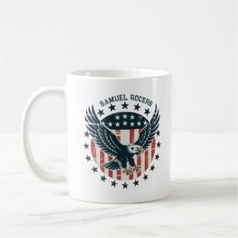 Taza De Café Águila Americana Retro