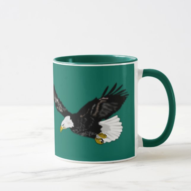 Taza de café Águila Americana Volando (Derecha)