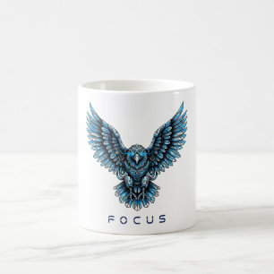Taza De Café Águila Azul Futurista