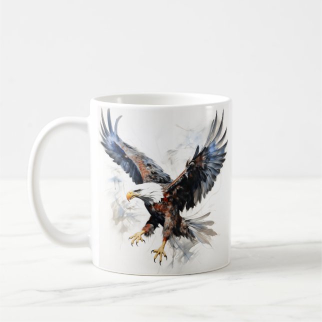 Taza De Café Águila Baldosa Patriótica (Izquierda)