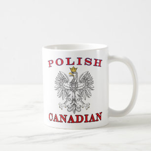Taza De Café Águila blanca canadiense polaca