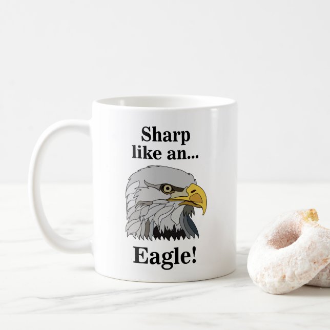 Taza De Café Águila calva (Con donut)