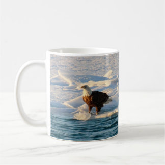 Taza De Café Águila calva en hielo