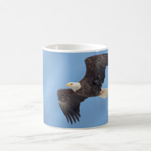 Taza De Café Águila calva en vuelo