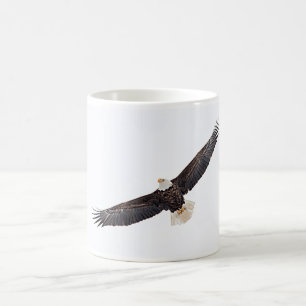Taza De Café Águila calva en vuelo