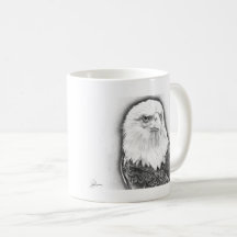 Águila calva - Mug clásica, 325 ml
