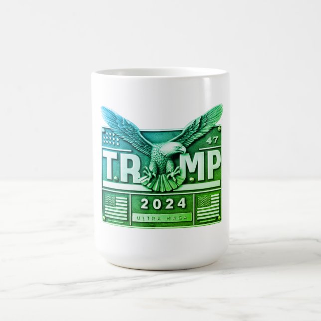 Taza De Café Águila calva TRUMP 2024 (Centro)