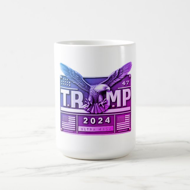 Taza De Café Águila calva TRUMP 2024 (Centro)
