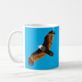 Taza De Café Águila calva volando