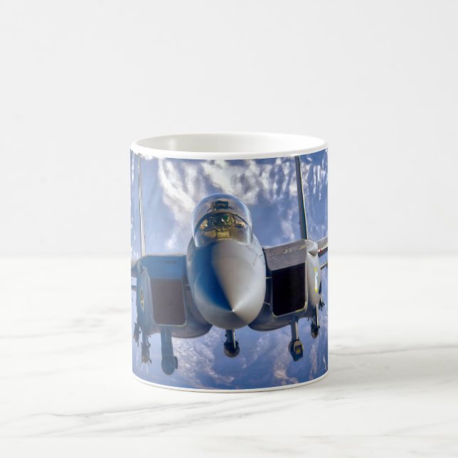 TAZA DE CAFÉ ÁGUILA DE HUELGA F-15E (Centro)