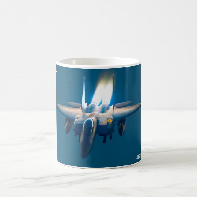 TAZA DE CAFÉ ÁGUILA DE HUELGA F-15E (Centro)