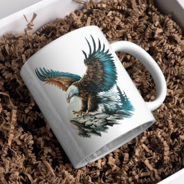 Taza De Café Águila en acuarela