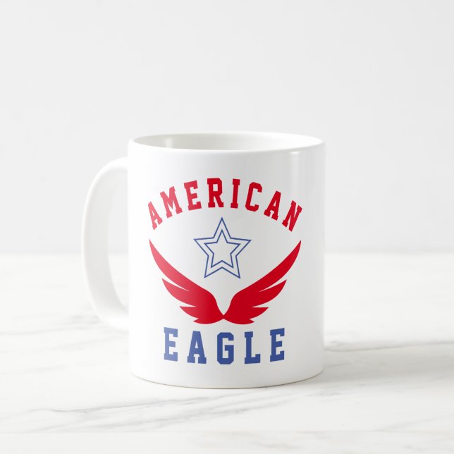 Taza De Café ÁguiLA ESTADOUNIDENSE - LIBERTAD (Anverso izquierdo)