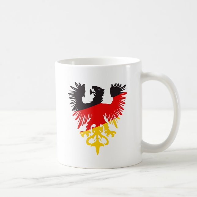 Taza De Café Águila negra alemana (Derecha)