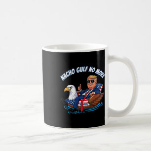 Taza De Café Águila patriótica Trump Nacho Golfo No Más 2025 Di