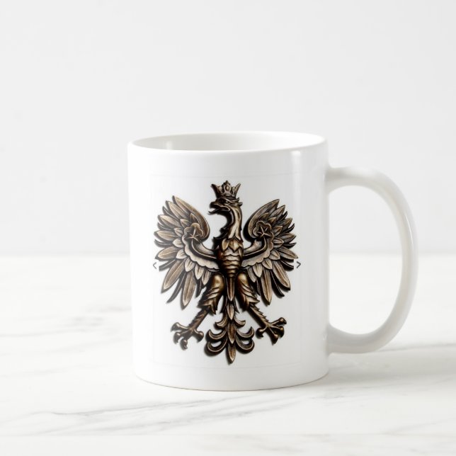 Taza De Café Águila polaca (Derecha)