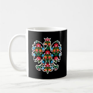 Taza De Café Águila polaca Polonia Wycinanki Emblem Folk polaco