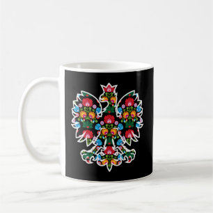 Taza De Café Águila polaca Polonia Wycinanki Emblem Polaco Fest