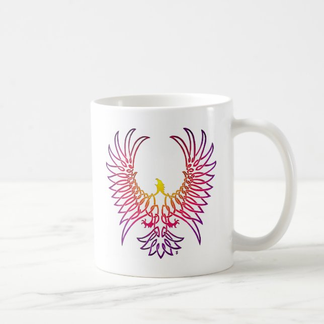 Taza De Café águila que sube, sunglow (Derecha)