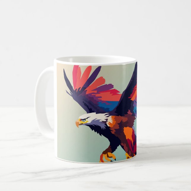 Taza De Café Águila voladora (Anverso izquierdo)