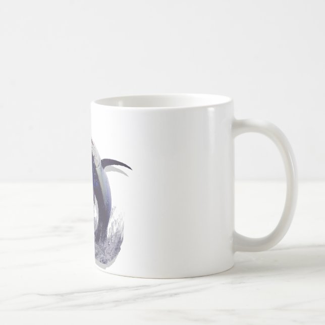 Taza De Café aguja azul (Derecha)
