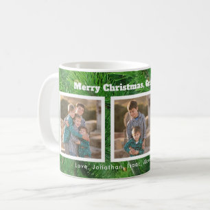 Taza De Café Agujas del pino el   tres navidad de la foto