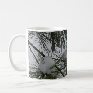 Taza De Café Agujas nevadas del pino