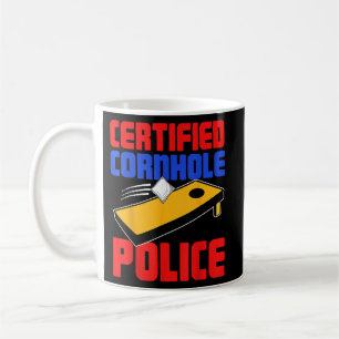 Taza De Café Agujero de maíz divertido de la policía certificad