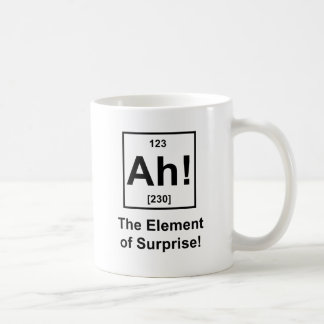 Taza De Café ¡Ah! El elemento de la sorpresa