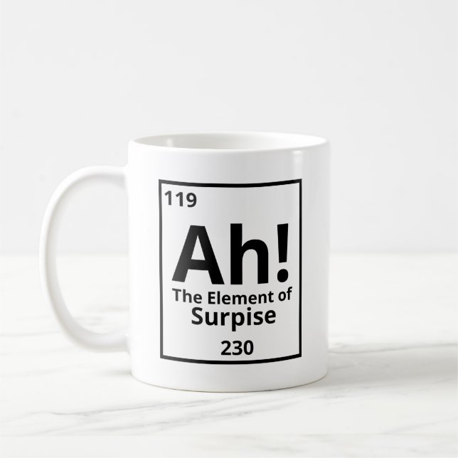 Taza De Café ¡Ah! ¡El elemento de sorpresa! (Izquierda)
