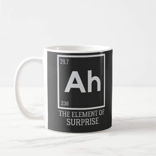 Taza De Café Ah, el elemento de sorpresas (Izquierda)