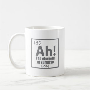 Taza De Café ¡Ah! El elemento del Chiste de la química sorpresi