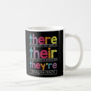 Taza De Café Ahí está su humor de profesor de gramática inglesa