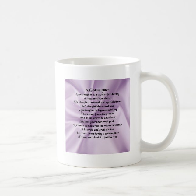 Taza De Café Ahijada de la seda de la lila (Derecha)