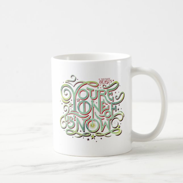 Taza De Café Ahora eres uno de nosotros, Green Graphic (Derecha)