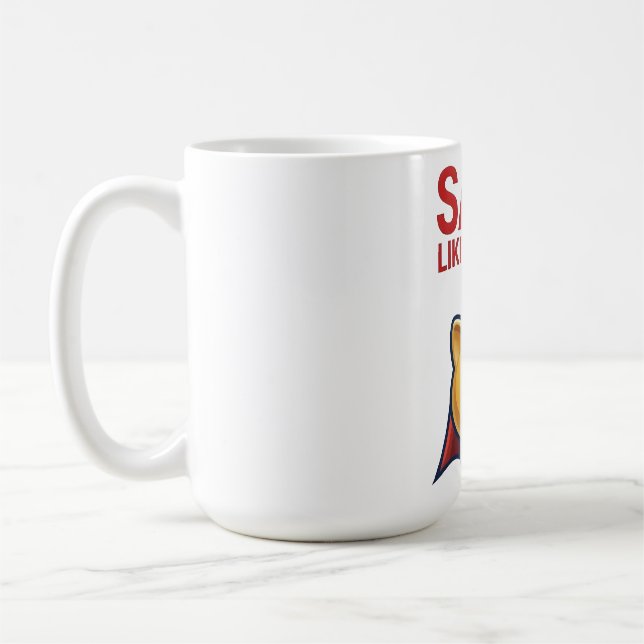 Taza De Café Ahorra Como Un Héroe – Super Alcancía  (Izquierda)