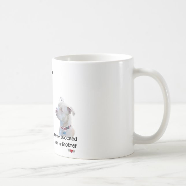 Taza De Café Ahorre el Pitbull (Derecha)