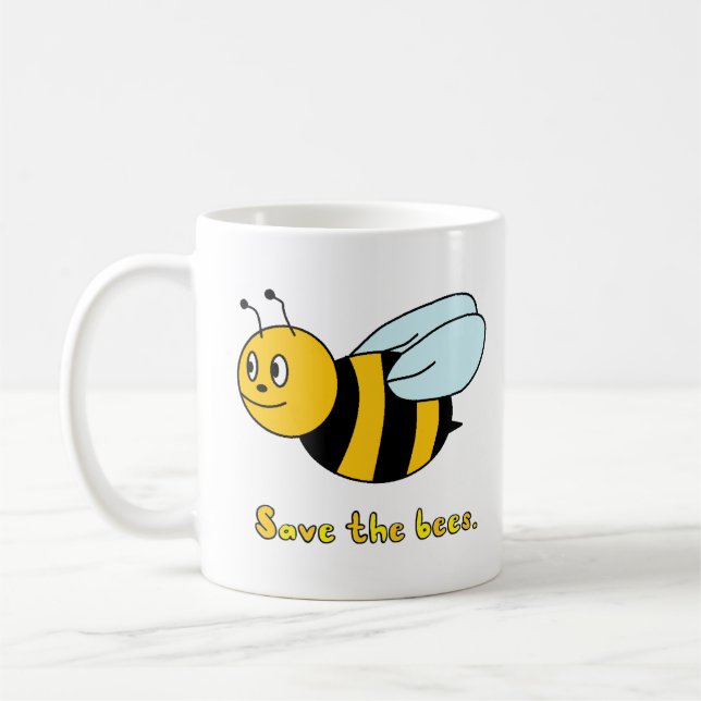 Taza De Café 'Ahorre las abejas (Izquierda)