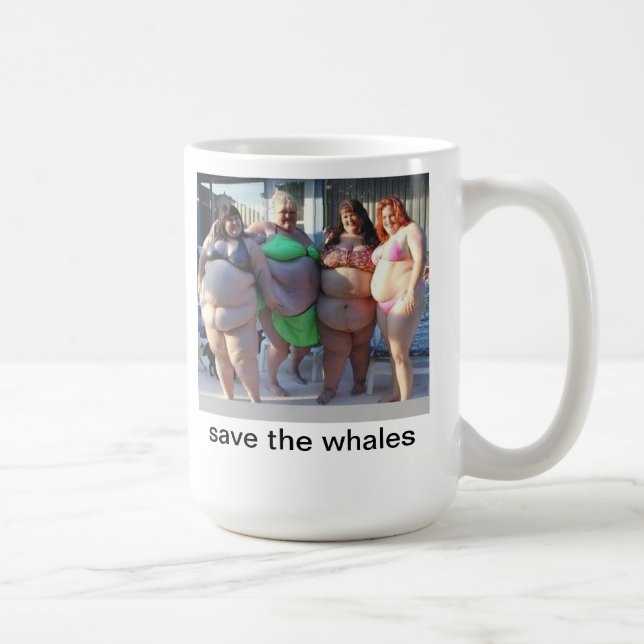 Taza De Café ahorre las ballenas (Derecha)