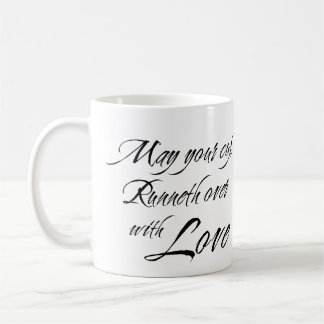 Taza De Café AHUEQUE RUNNETH ENCIMA CON la foto de encargo del