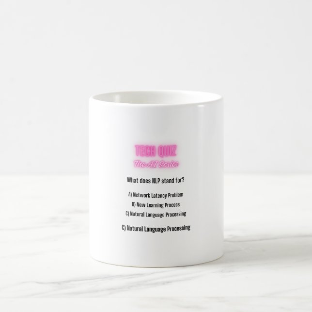 Taza De Café AI Prueba Mug NLP (Centro)